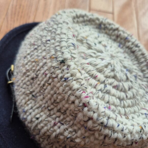 Bettini Two-tone Fedora/Trilby Women's Hat Made In Italy - Picture 5 of 10